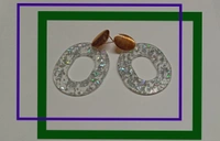 Transparent Ear-Rings👒