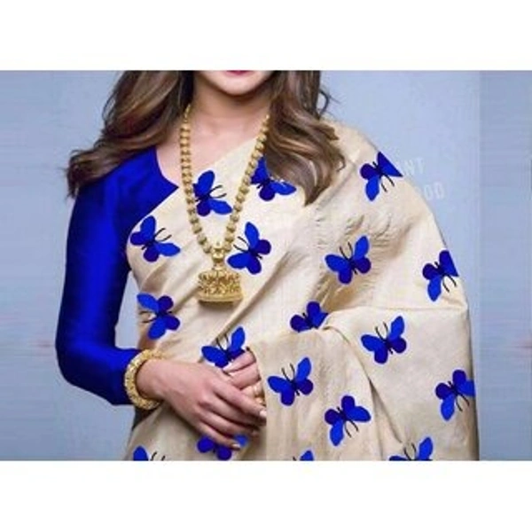 IMT Zarana Silk Embroidered Saree With Blouse