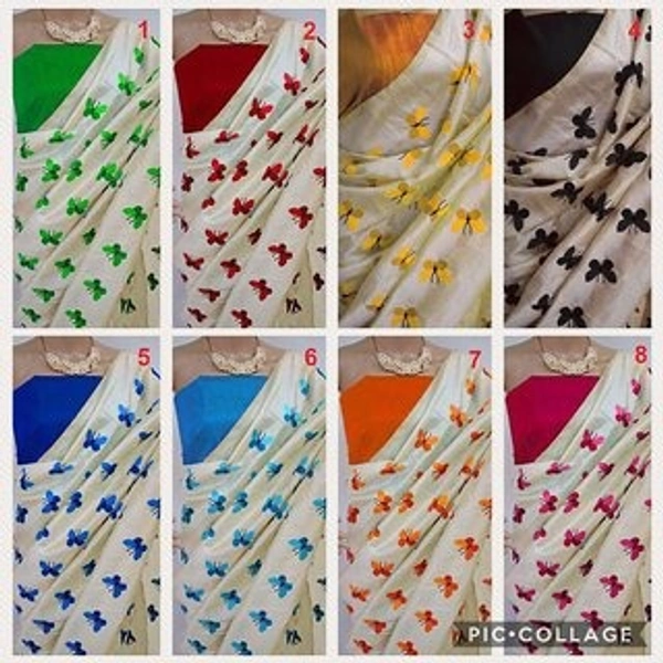 IMT Zarana Silk Embroidered Saree With Blouse