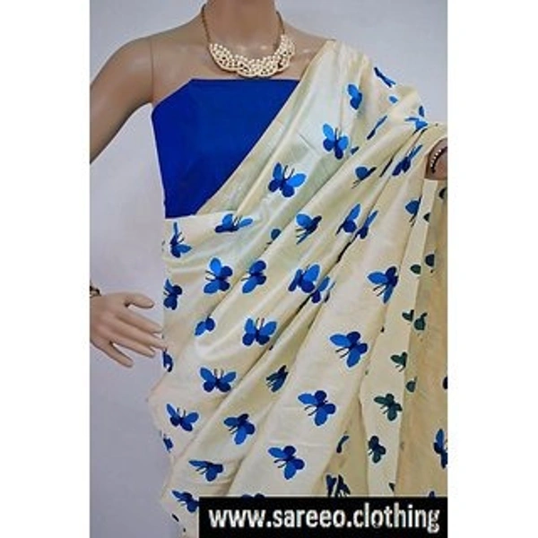 IMT Zarana Silk Embroidered Saree With Blouse