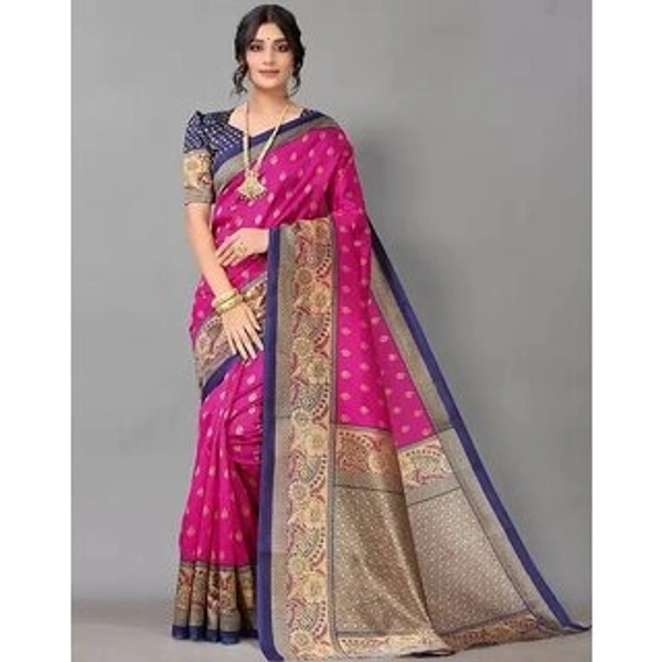 IMT Saree Pink Colour Printed Saree