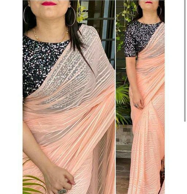 Satin Chiffon zari