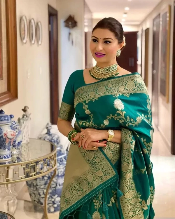 Woven Kanjivaram Pure Silk, Art Silk Saree ( IMT )