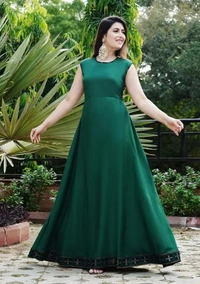 Women Printed Cotton Rayon Anarkali Kurta   ( imt )