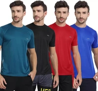 Round Neck Polyester Multicolor T-Shirt ( imt )