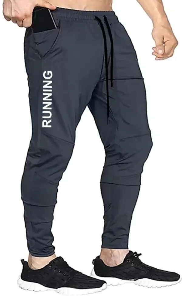 Men Printed Grey Track Pants ( imt )