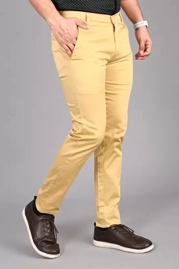 Cotton Blend Trousers ( imt )