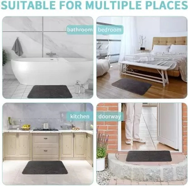 Chhogli Microfiber Bathroom Mat  ( imt )