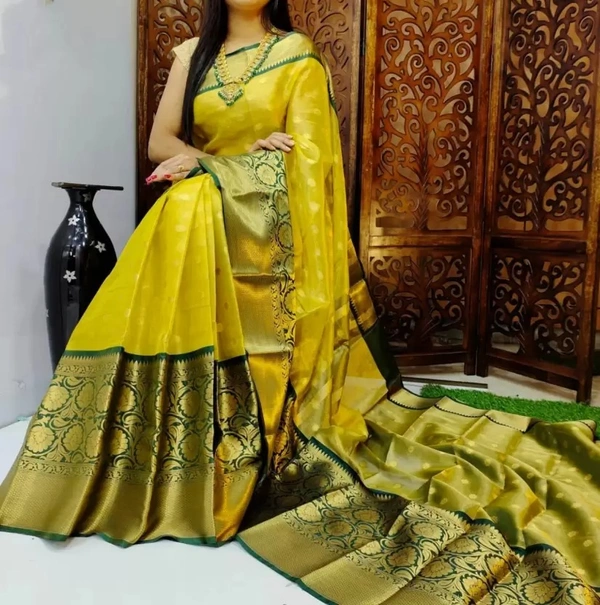 Woven Kanjivaram  Jacquard Saree ( imt )