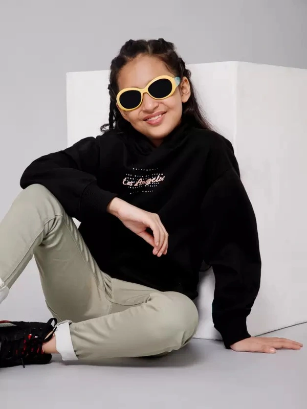 Girls Hooded Sweatshirt  ( MT )