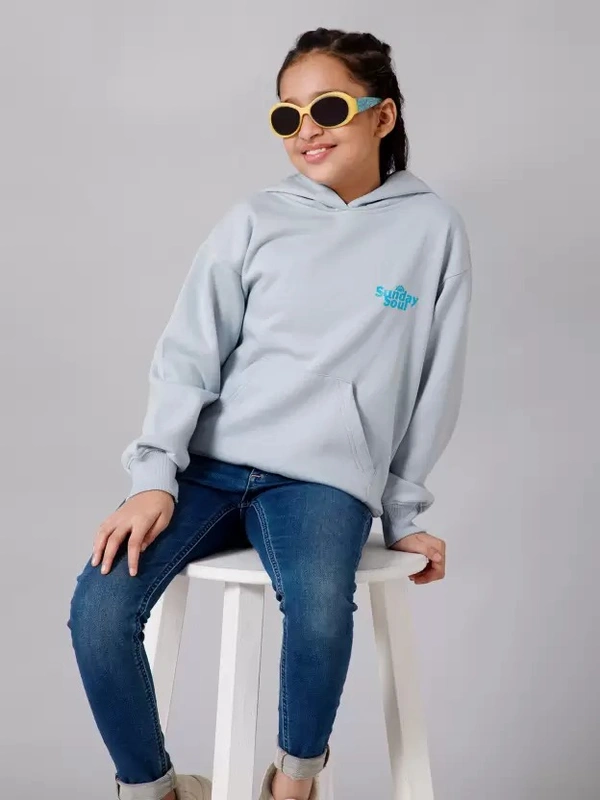 Girls Hooded Sweatshirt  ( MT )