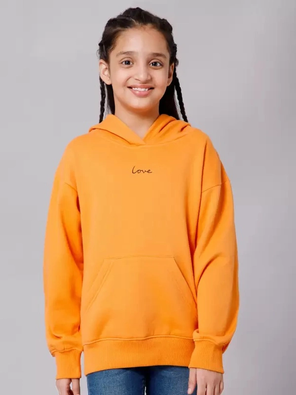Girls Hooded Sweatshirt  ( MT )