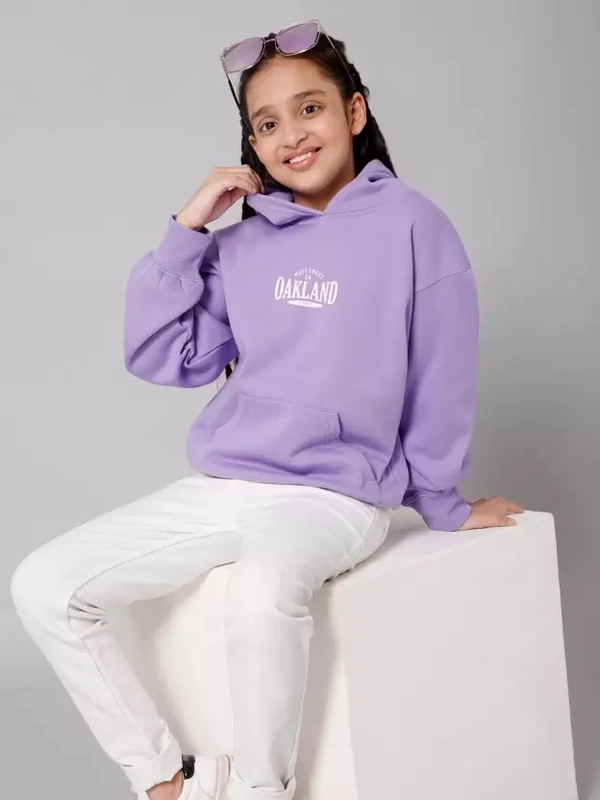 Girls Hooded Sweatshirt  ( MT )