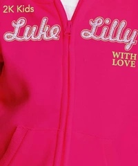 Girls Hooded Sweatshirt  ( IMT )