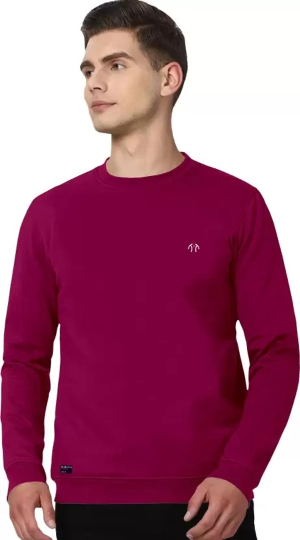 MENS SOLID SWEAT SWEATSHIRT