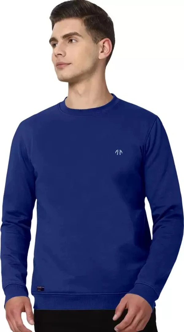 MENS SOLID SWEAT SWEATSHIRT