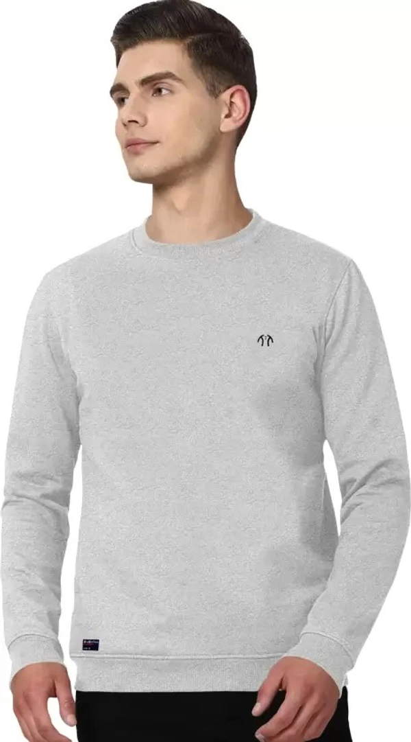 MENS SOLID SWEAT SWEATSHIRT