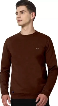 MENS SOLID SWEAT SWEATSHIRT