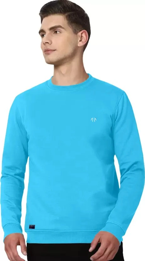MENS SOLID SWEAT SWEATSHIRT