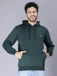 MENS SOLID HOODEN SWEAT SWEATER