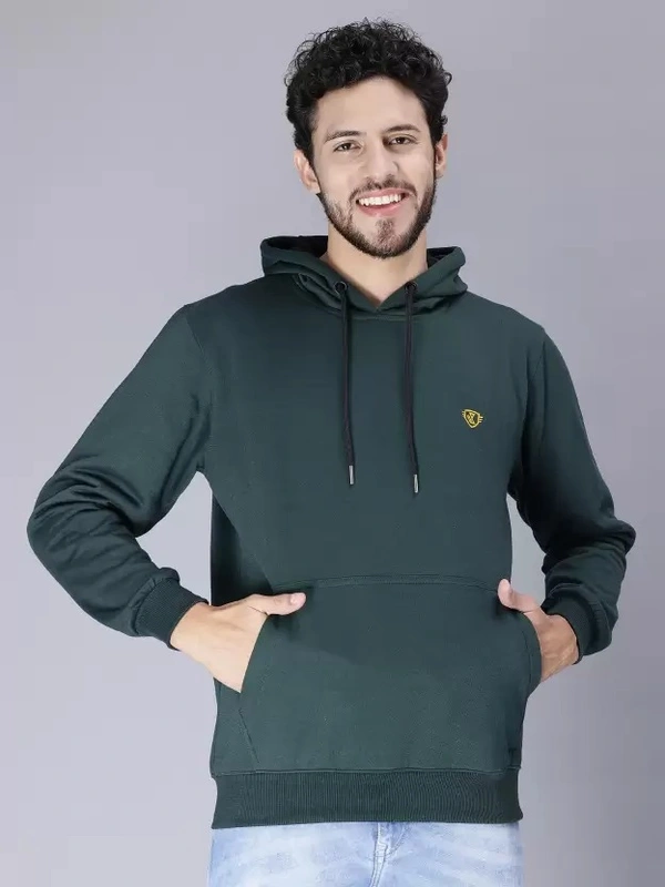 MENS SOLID HOODEN SWEAT SWEATER