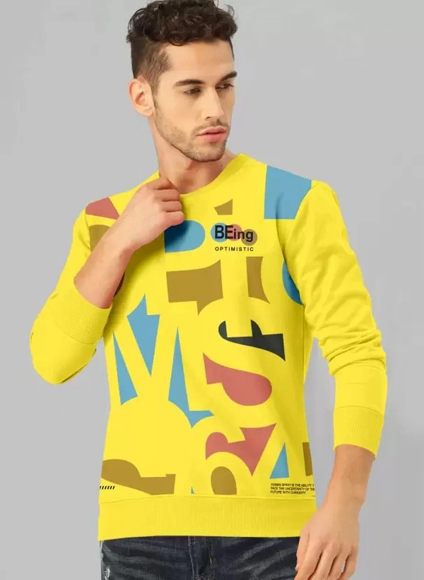 MENS SOLID SWEAT SHIRT