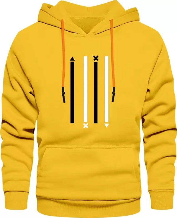 MENS  Solid Hooded Sweatshirt
