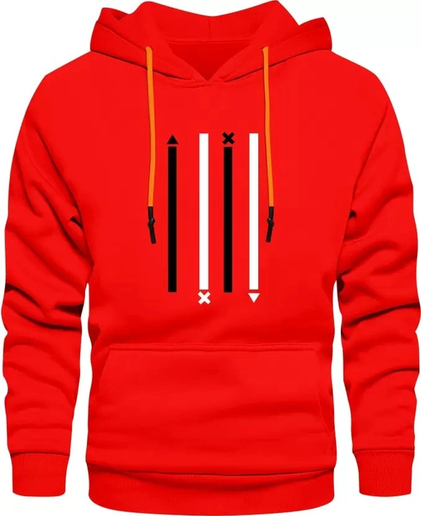 MENS  Solid Hooded Sweatshirt