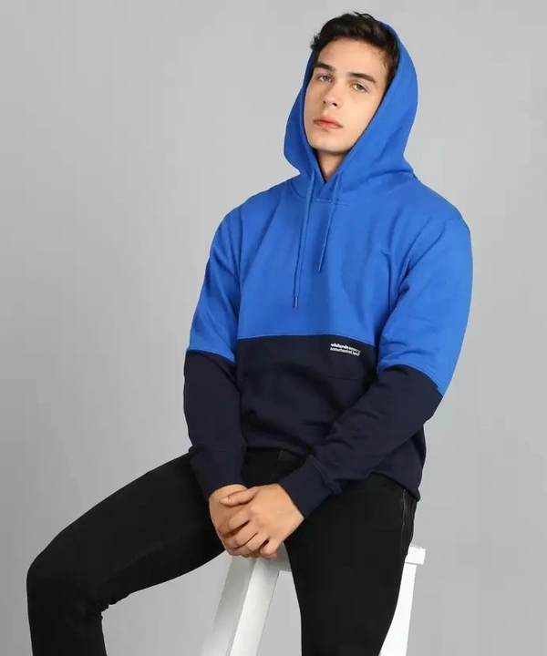  Color Block Hooded Sweatshirt 