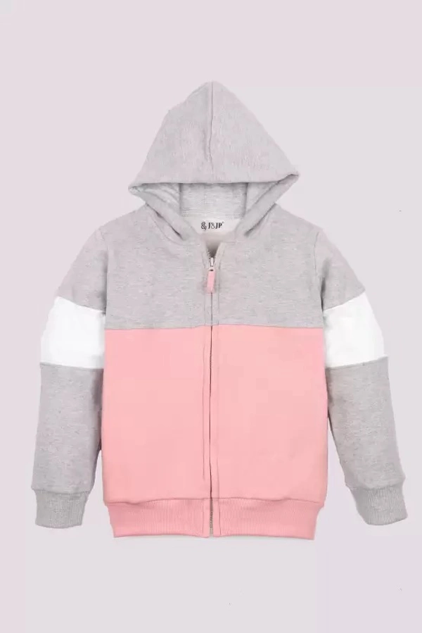 Boys Full Sleeve Color Block Sweatshirt