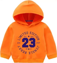 Boys Full Sleeve Printed Hooded Sweatshirt