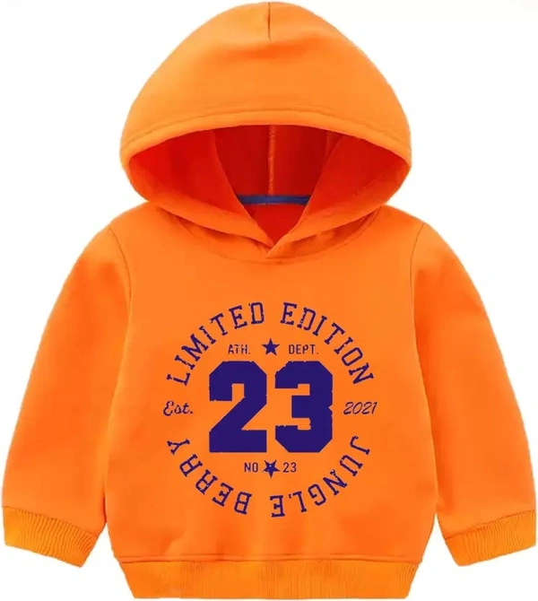 Boys Full Sleeve Printed Hooded Sweatshirt