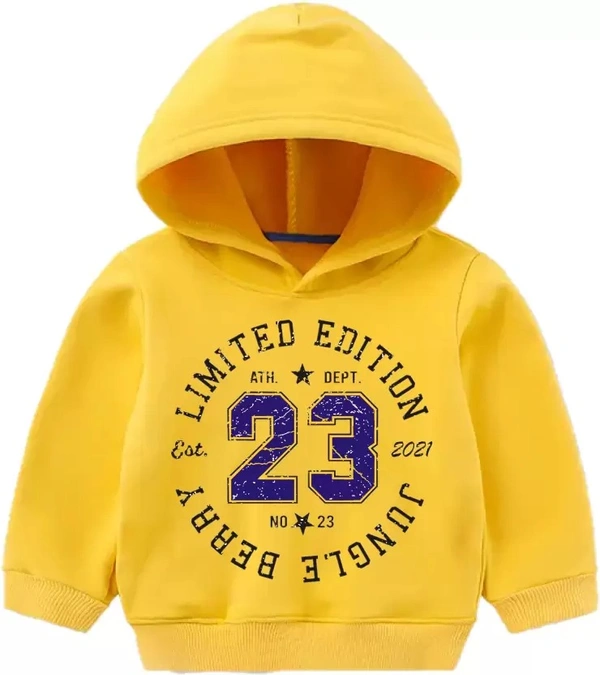 Boys Full Sleeve Printed Hooded Sweatshirt