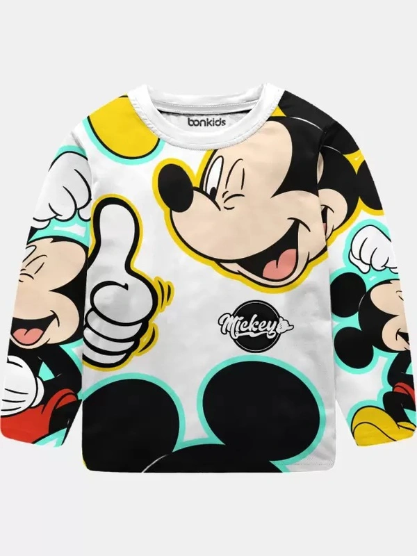 Boys Cartoon Pure Cotton T Shirt