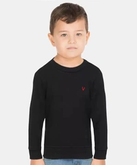 Boys Full Sleeve Solid Sweatshirt 