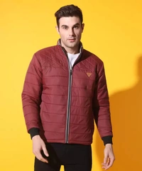 Men Solid Padded Jacket