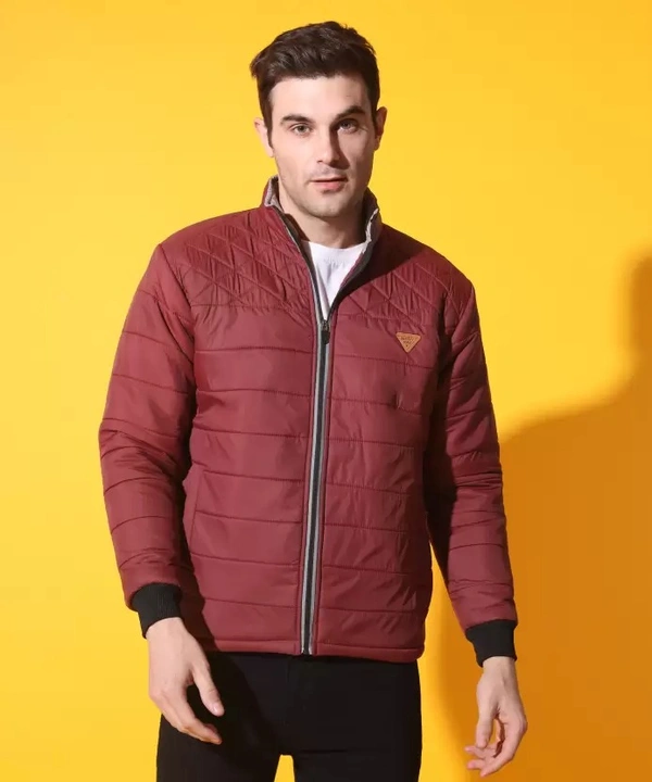 Men Solid Padded Jacket