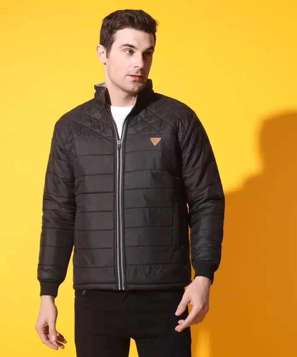 Men Solid Padded Jacket