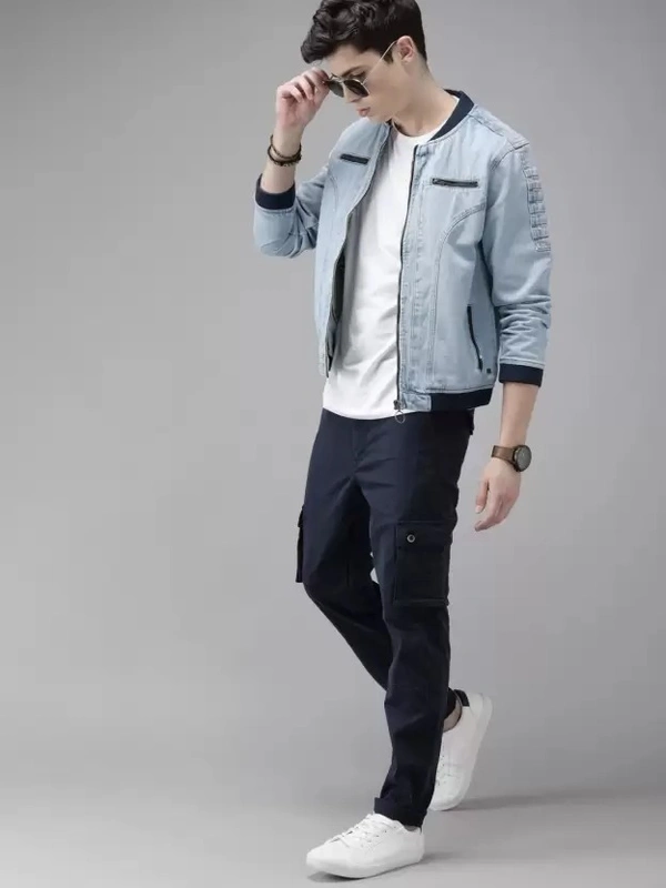 Men Solid Jacket 
