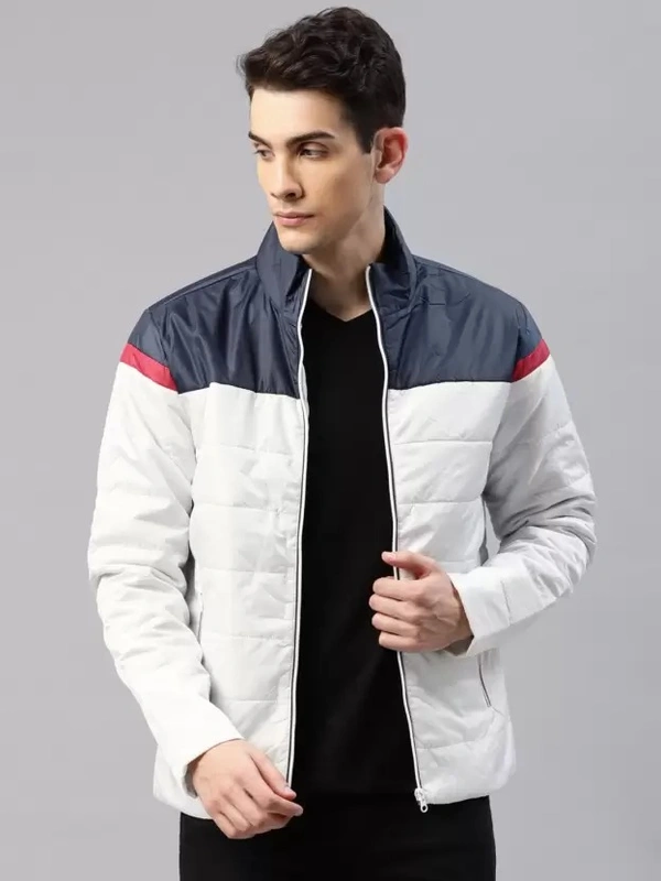 Men Color block Padded Jacket