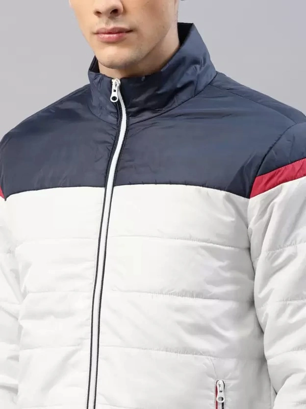 Men Color block Padded Jacket
