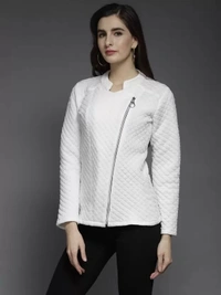 Women Checkered Casual Jacket