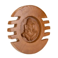Cow Dung Ganesha For Home Decor - Brown