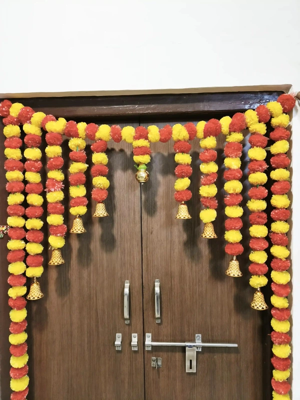 Marigold Flowers Garland for Decorations 