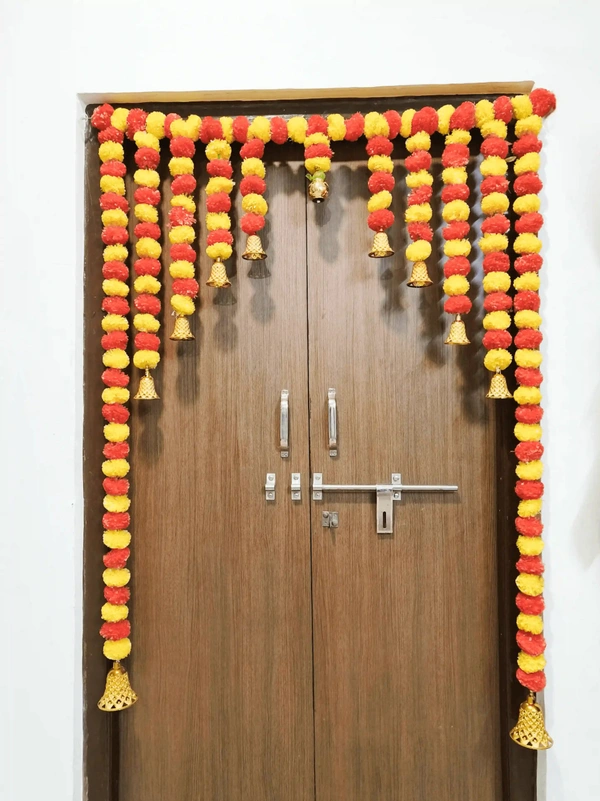 Marigold Flowers Garland for Decorations 
