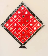 Hand Painted Wooden Kite Wall Hanging