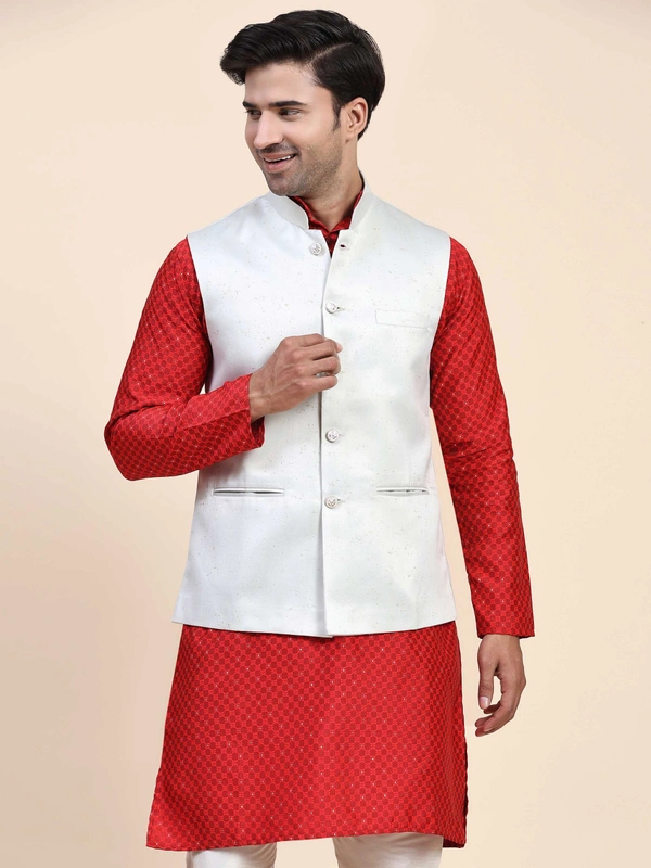 Attractive Jacquard Nehru Jacket Style ( indiamrketto )