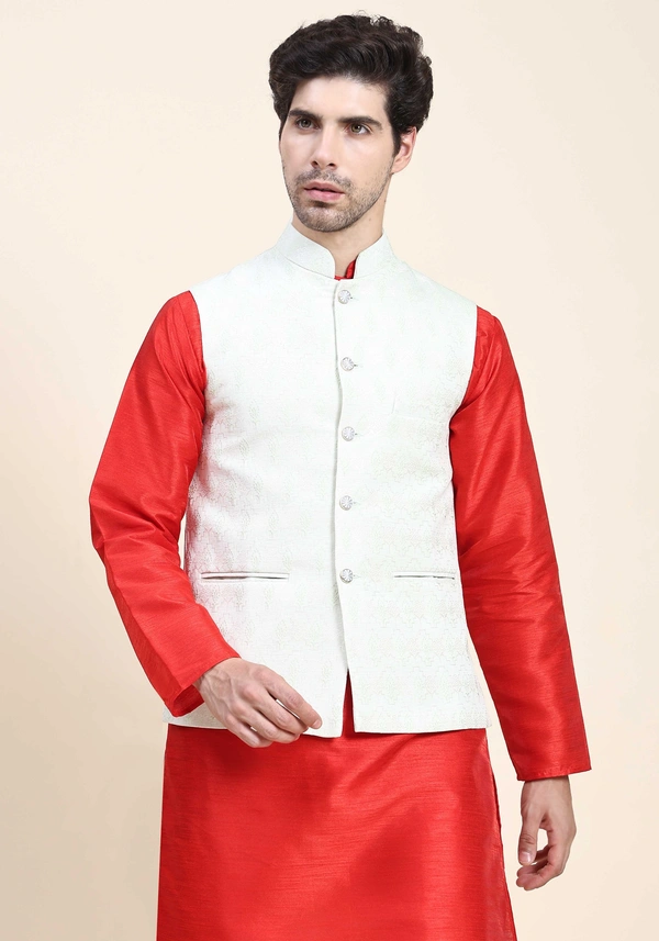 Chio Perfection Brocaded Nehru Jacket ( indiamarketto )