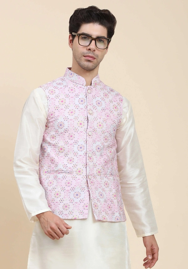 Classic Embroidered Design Nehru Jacket ( indiamaekeetto )
