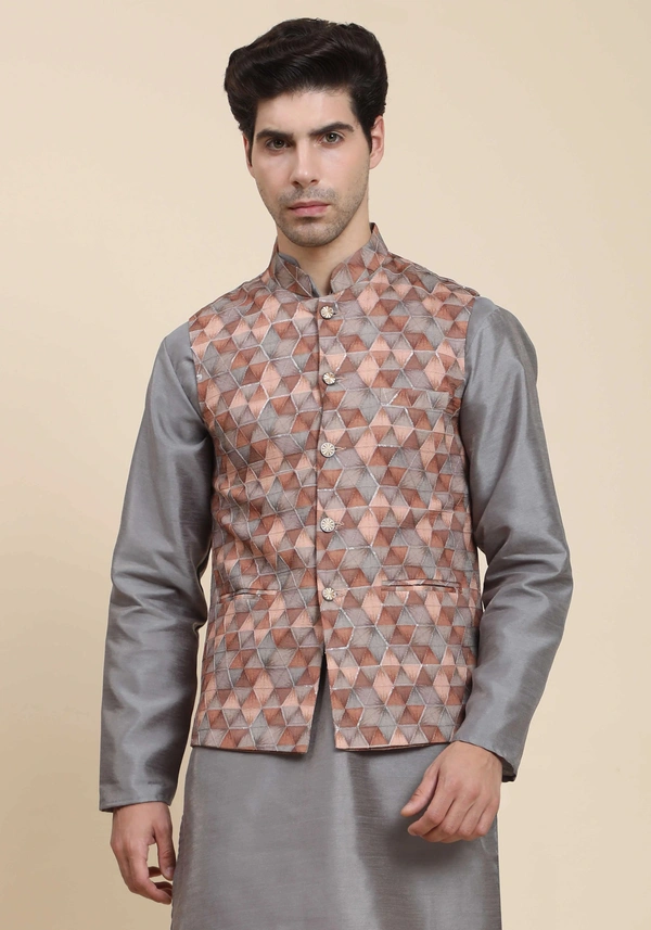Classic Embroidery Pattern Nehru Jackets ( indiamarketto )
